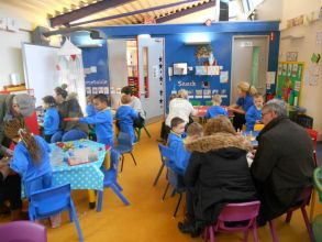 Grandparents Day in Nursery